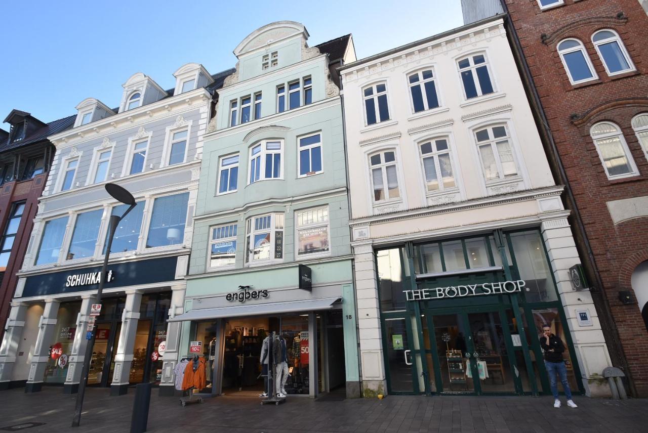 Fewo1846 - Artemis - Vintage Altbau-Wohnung Im 4 Og Eines Geschaeftshauses Im Stadtzentrum Flensburg Eksteriør bilde